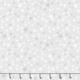 Playtime Flannel - Stars Grey Yardage Primary Image
