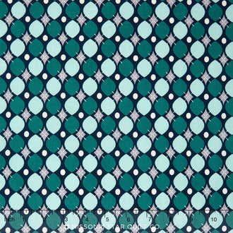 Keep on Groovin' - Groovin Wallpaper Navy Yardage