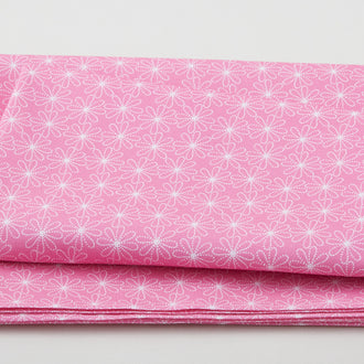 Doll Festival - Needlepoint Flower Pink 2 Yard Cut