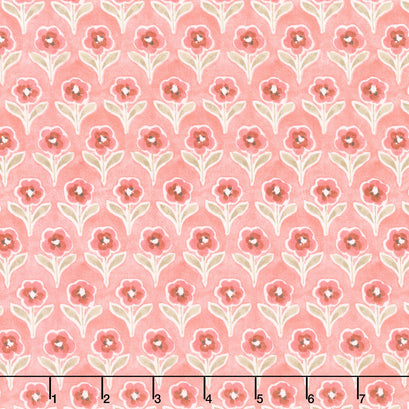 Countryside - Blossom Coral Yardage