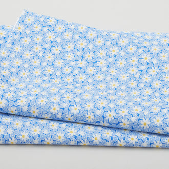 Nana Mae 8 Favorites - Floral Blue 2 Yard Cut