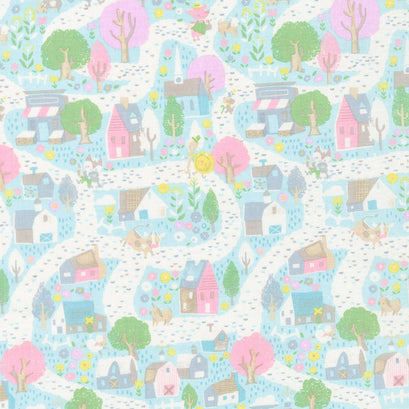 Once Upon a Rhyme - Village Aqua Yardage