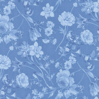 Afternoon Picnic - Tonal Blue Yardage