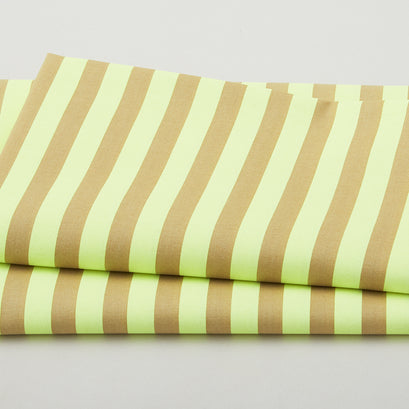 Tula Pink's True Colors - Neon Tent Stripe Moonbeam 2 Yard Cut
