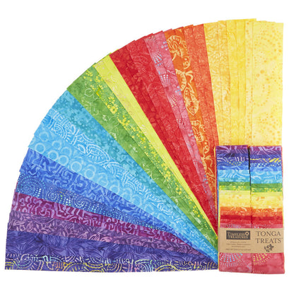 Tonga Treats Batiks - Vivid 2.5" Strips