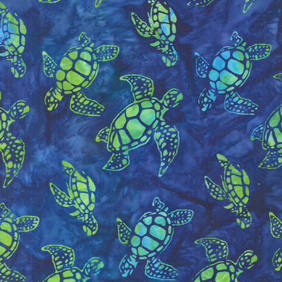 Artisan Batiks - Totally Tropical Turtles Sprout Yardage