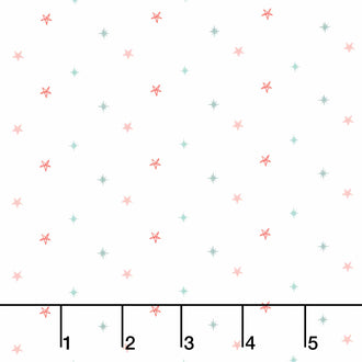 Christmas In The Cabin - Twinkling Skies Sugar White Yardage