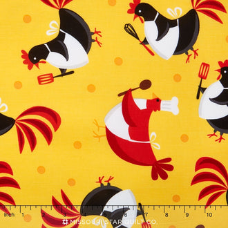 Metro Market - Yellow Chicken Yardage
