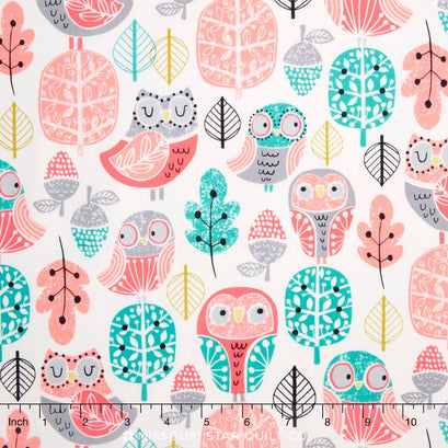 Acorn Forest - Sorbet Owl Yardage