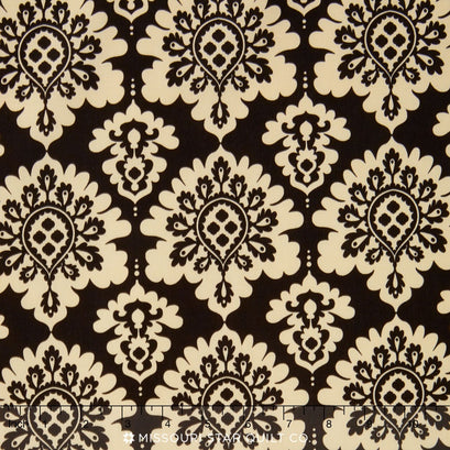 Lost and Found Love - Valentines Damask Cream Yardage