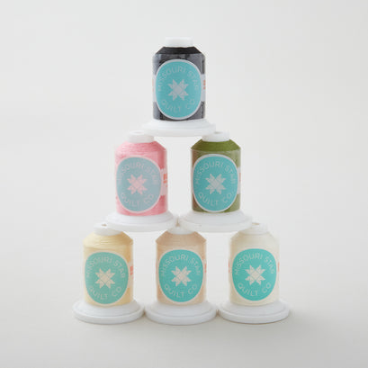 Peach Whispers Block of the Month Missouri Star Thread Pack