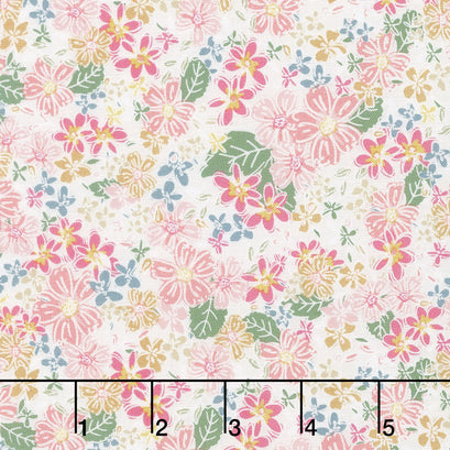 Grandale - Floral Cream Yardage