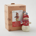 Jim Shore Heartwood Creek Nordic Noel Snowman with Hat Figurine Alternative View #1