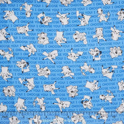 Pokemon - Blue Yardage