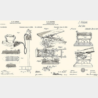 Press On - Pressed Patents Parchment Panel