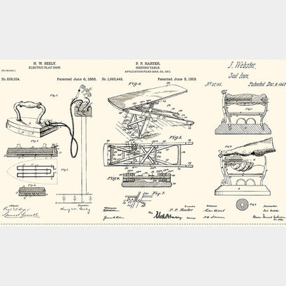 Press On - Pressed Patents Parchment Panel