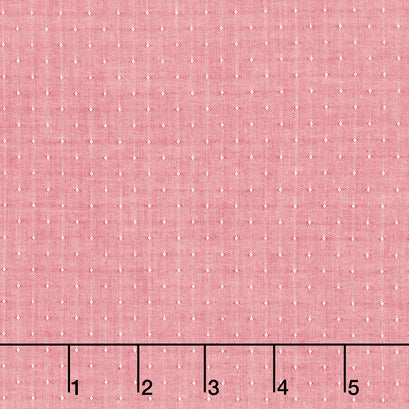 Creating Memories - Winter Woven Tinydot Red Yardage