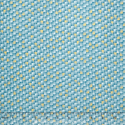 Imperial Collection - Dusty Blue Metallic Yardage