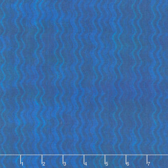 Calypso III - Waves Blue Yardage