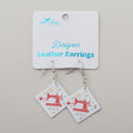 Leather Earrings - My Happy Place Alternative View #1