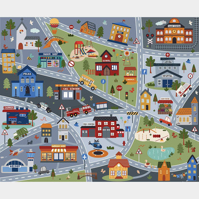 It Takes a Village - Play Mat Panel