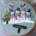 It's Snowing Wool Felt Embroidery Applique Kit Primary Image