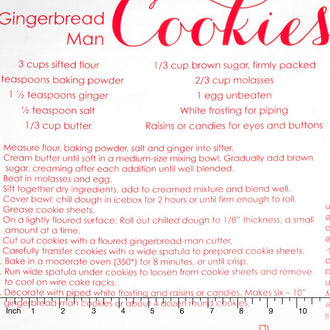 Cozy Christmas - Cozy Gingerbread White Yardage