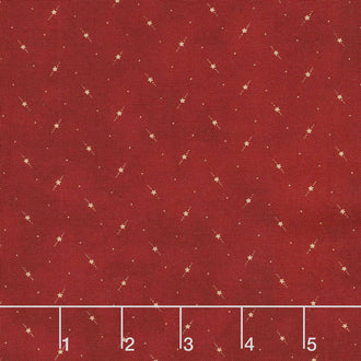 Star & Stripe Gatherings - Starry Sky Red Yardage