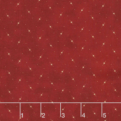 Star & Stripe Gatherings - Starry Sky Red Yardage