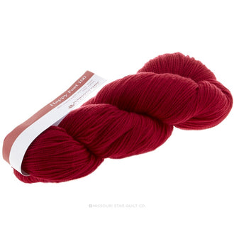 Happy Feet 100 Red Solid Yarn