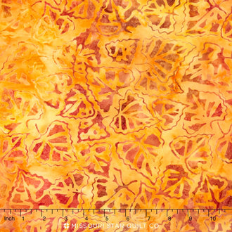 Artisan Batiks - Cornucopia 7 Packed Leaves Autumn Yardage