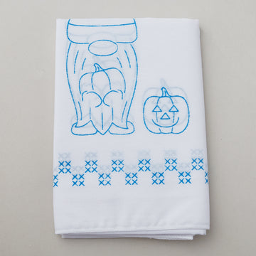 Halloween Gnome Embroidery Hand Towel Set Alternative View #2