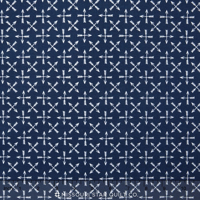 Greatest Adventure - Arrows Navy Yardage