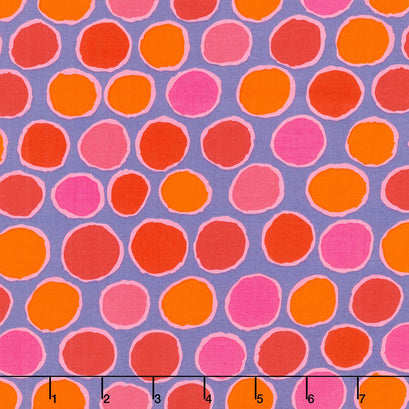 Kaffe Fassett Collective - February 2025 Warm Colorway Penny-wise Red Yardage