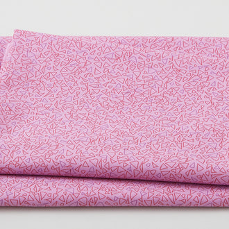 Best Bits - Triangles Pink 2 Yard Cut