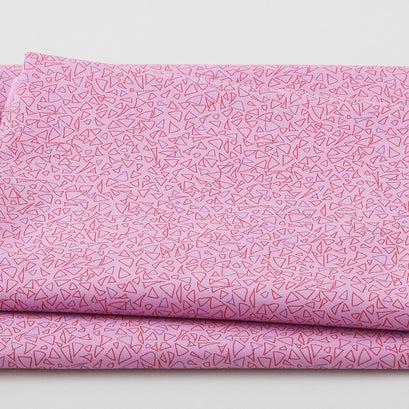 Best Bits - Triangles Pink 2 Yard Cut