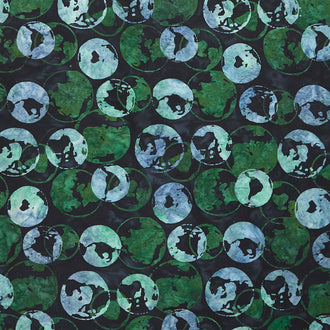 Artisan Batiks - Orbital Sunrise Earth Midnight Yardage