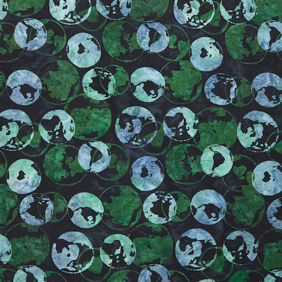 Artisan Batiks - Orbital Sunrise Earth Midnight Yardage
