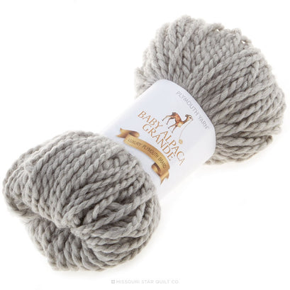 Baby Alpaca Grande Light Grey Yarn 100g