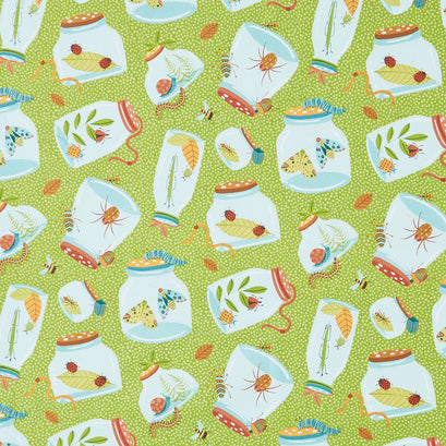Backyard Bug Collector - Bug Jars Olive Multi Yardage