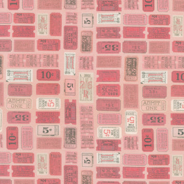 Eclectic Elements - Palette Red Tickets Yardage