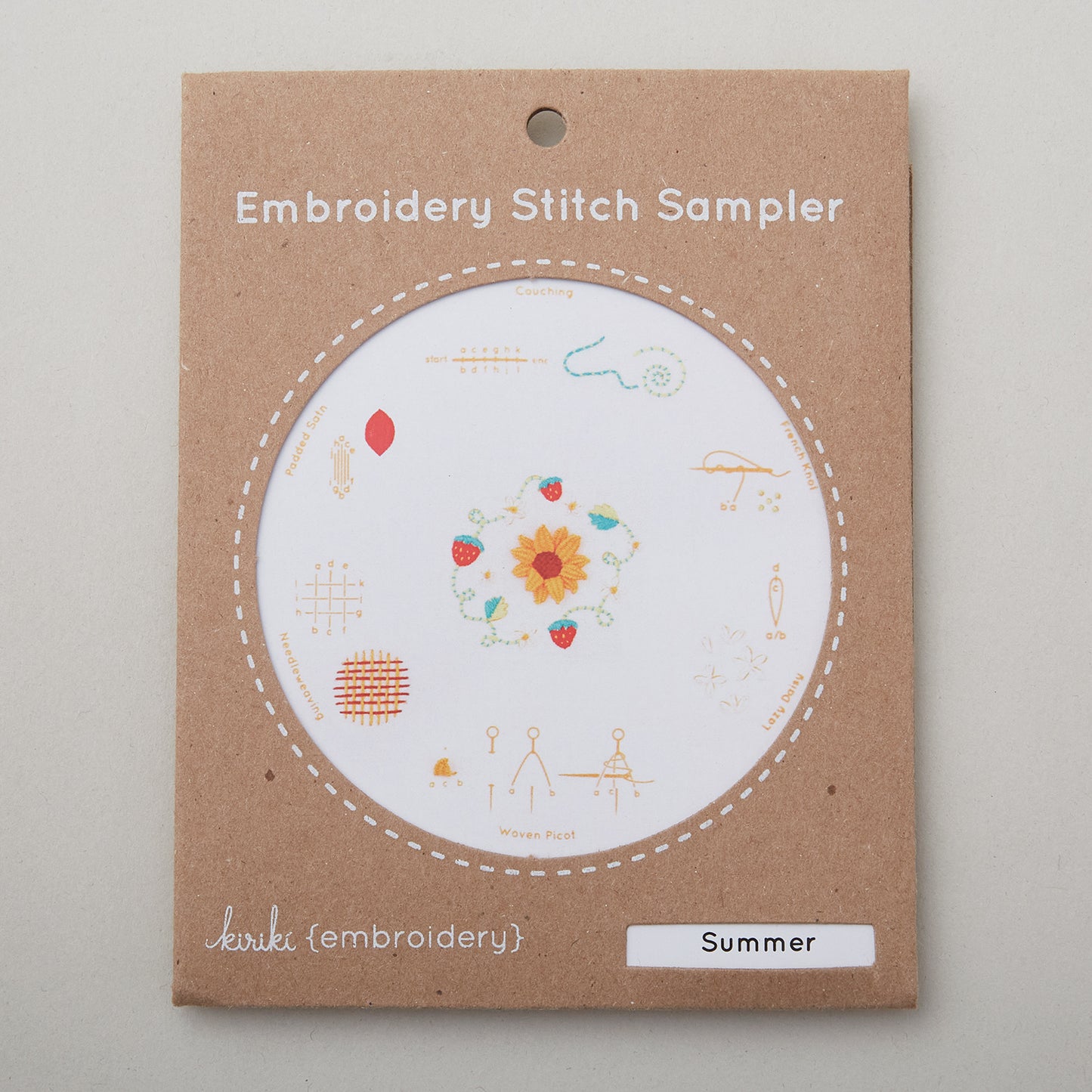 Summer Embroidery Stitch Sampler Kit Alternative View #2