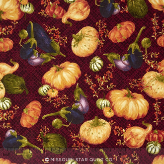 Autumn Hues - Autumn Main Maroon Yardage