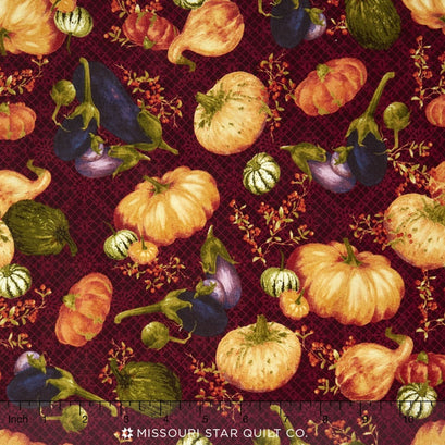 Autumn Hues - Autumn Main Maroon Yardage