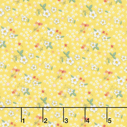 Serendipity - Fleuri Yellow Yardage
