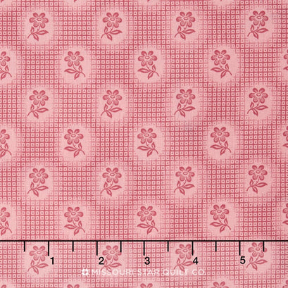 Amelia - Check Pink Yardage