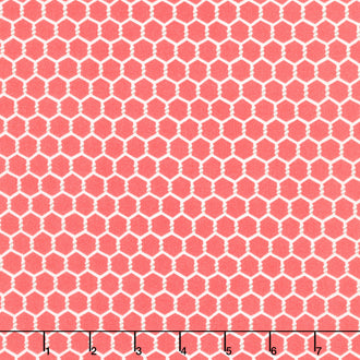 Willow's Farm - Chickenwire Barn Red Yardage
