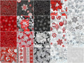Holiday Flourish 11 Silver Metallic Charm Pack