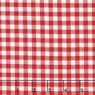 Bake Sale 2 - Gingham Red Yardage