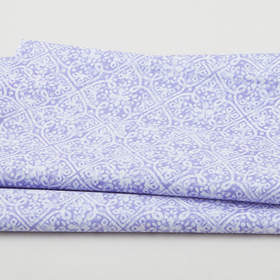 Paradise - Lattice Violet 2 Yard Cut